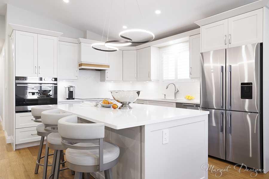Kitchen at Trillium Way renovation.