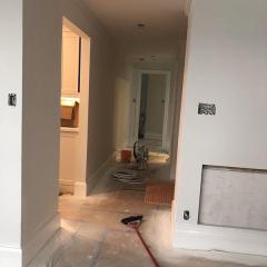 During construction - Burlington condo renovation by Margot McTavish.